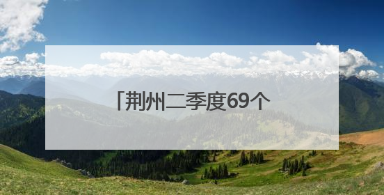 荆州二季度69个重大招商项目引资额1066.5亿元