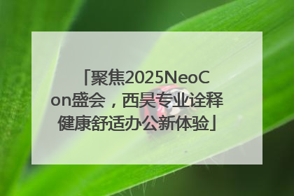 聚焦2025NeoCon盛会，西昊专业诠释健康舒适办公新体验