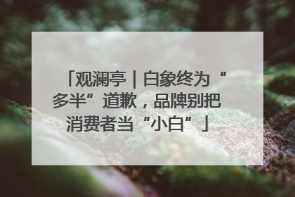 观澜亭｜白象终为“多半”道歉，品牌别把消费者当“小白”