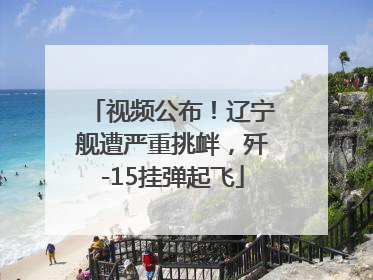 视频公布！辽宁舰遭严重挑衅，歼-15挂弹起飞