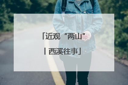 近观“两山”丨西溪往事