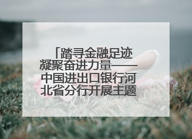 踏寻金融足迹 凝聚奋进力量——中国进出口银行河北省分行开展主题党日活动