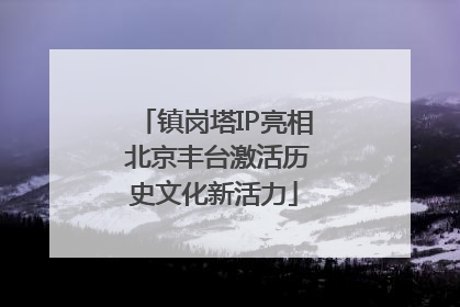 镇岗塔IP亮相 北京丰台激活历史文化新活力