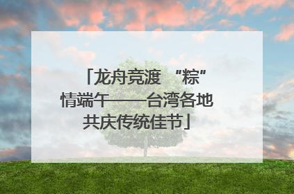 龙舟竞渡 “粽”情端午——台湾各地共庆传统佳节