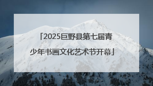 2025巨野县第七届青少年书画文化艺术节开幕
