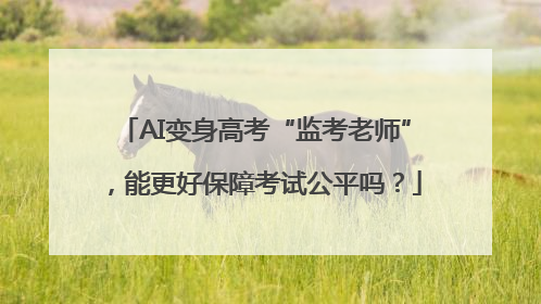 AI变身高考“监考老师”，能更好保障考试公平吗？
