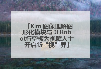 Kimi图像理解图形化模块与DFRobot行空板为视障人士开启新“视”界